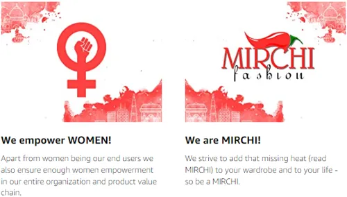 Mirchi Fashion Commitment to Quality